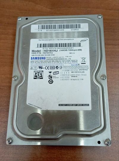 Лот: 20588620. Фото: 1. Жесткий диск HDD Samsung 160Gb... Жёсткие диски (HDD)