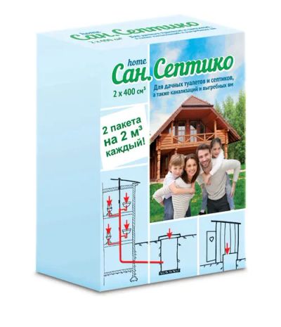 Лот: 22624858. Фото: 1. САН.СЕПТИКО HOME Препарат для... Другое (садовый инструмент и инвентарь)