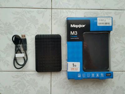 Лот: 11447274. Фото: 1. Внешний жесткий диск на 1 TB Maxtor. Внешние жесткие диски