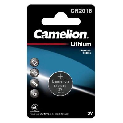 Лот: 24572765. Фото: 1. Батарейка Camelion CR2016-BP1. Батарейки, аккумуляторы, элементы питания