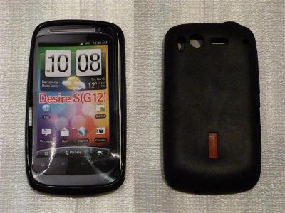 Лот: 1870776. Фото: 1. HTC Desire S силиконовый чёрный... Чехлы, бамперы