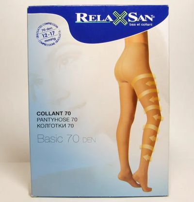Лот: 23730908. Фото: 1. Relaxsan Basic Колготки компрессионные... Лекарства