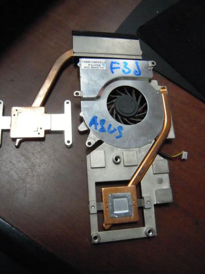 Лот: 8007592. Фото: 1. Кулер для ноутбука ASUS F3J радиатор... Системы охлаждения