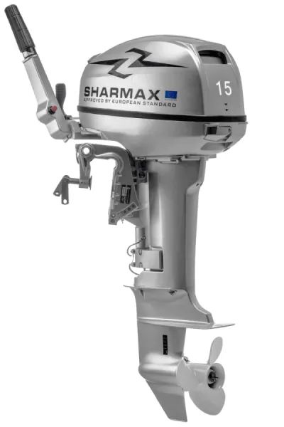 Лот: 20621465. Фото: 1. 2х-тактный лодочный мотор SHARMAX... Лодочные моторы