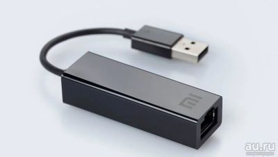 Лот: 13680039. Фото: 1. Переходник Xiaomi USB - LAN RJ-45... Дата-кабели, переходники