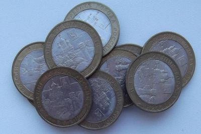 Лот: 6871926. Фото: 1. 10 рублей 2011 Елец 10 штук. Россия после 1991 года