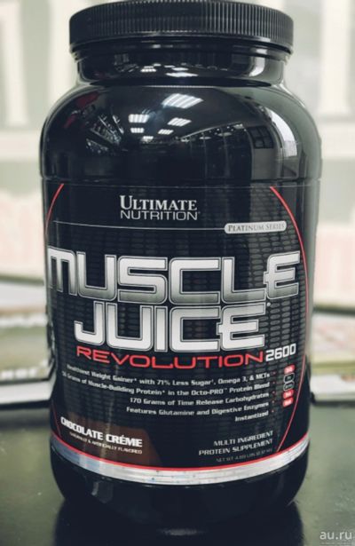Лот: 15398836. Фото: 1. Гейнер Muscle Juice Revolution... Спортивное питание, витамины