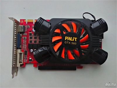 Лот: 6893452. Фото: 1. Palit GeForce GTX 560, шина -... Видеокарты