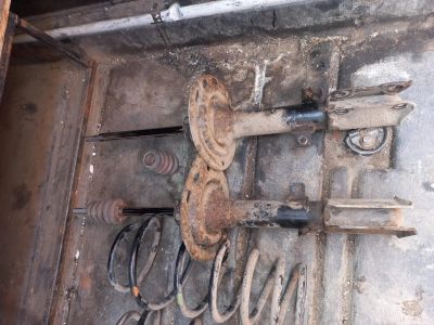 Лот: 19005852. Фото: 1. Стойки с пружинами Toyota Camry... Ходовая, подвеска, рулевое управление