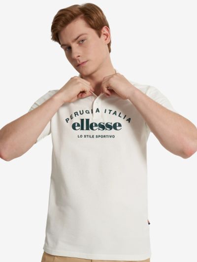 Лот: 25238178. Фото: 1. Поло мужское Ellesse, Белый. Другое (спортивная одежда)