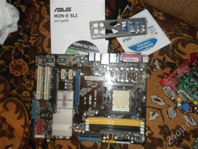 Лот: 476446. Фото: 1. ASUS M2N-E SLI. Материнские платы
