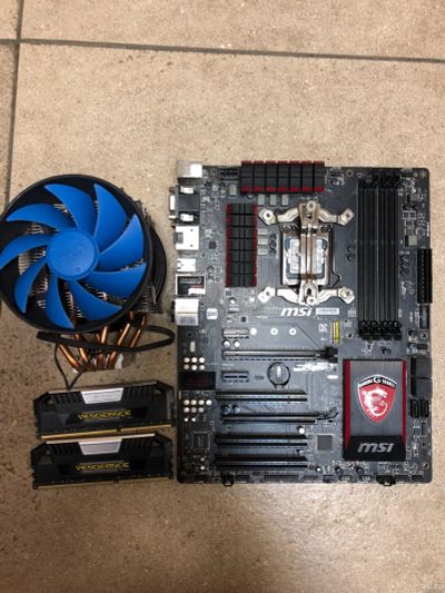 Лот: 15553700. Фото: 1. Игровой комплект i5-4690k, Msi... Комплекты запчастей
