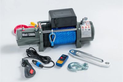 Лот: 16369823. Фото: 1. Лебедка электрическая 12V Electric... Лебедки, тали