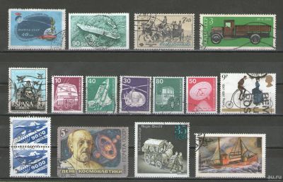 Лот: 16741542. Фото: 1. ЛОТ МАРКИ МИРА (Техника, транспорт... Марки