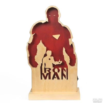 Лот: 13822305. Фото: 1. Ночник Iron Man, Hulk, Мстители. Другое освещение