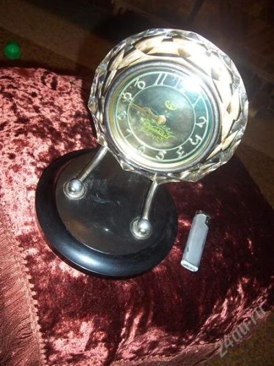 Лот: 2715129. Фото: 1. настольные часы кристалл в хрустале. Предметы интерьера и быта