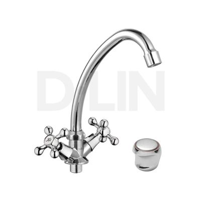 Лот: 13154045. Фото: 1. Смеситель D-Lin д/кухни изогнутый... Смесители