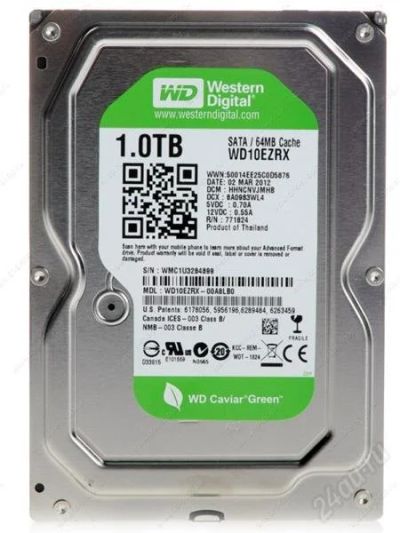 Лот: 2444560. Фото: 1. Продам Жесткий диск SATA-3 1Tb... Жёсткие диски (HDD)
