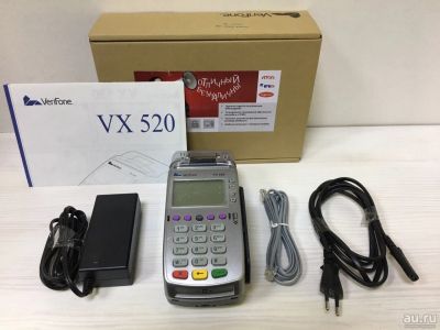 Лот: 13295414. Фото: 1. Терминал Verifone Vx520! Комплект... Оргтехника, ПО, серверы