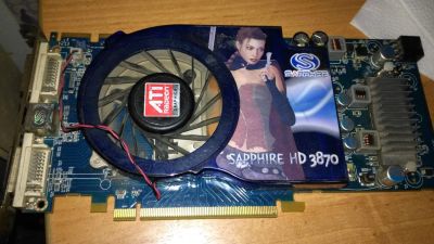 Лот: 8094604. Фото: 1. Saphire AMD Radeon HD3870. Видеокарты
