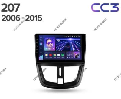 Лот: 20759987. Фото: 1. Магнитола Teyes CC3 Peugeot 207... Автомагнитолы