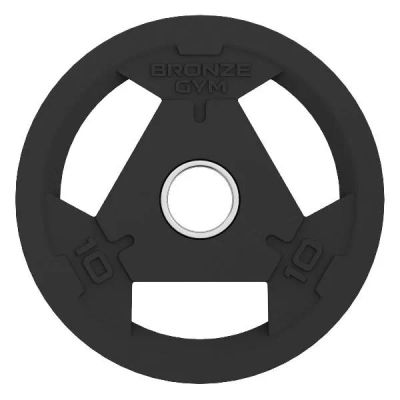 Лот: 25513486. Фото: 1. Диск олимпийский Bronze Gym обрезиненный... Штанги, блины