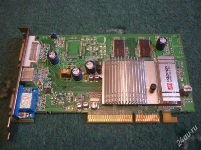 Лот: 1002066. Фото: 1. RADEON 9600 128M DDR V/D/VO. Видеокарты