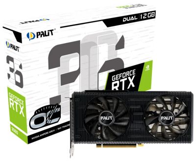 Лот: 18401261. Фото: 1. RTX 3060 DUAL (12 ) 3 года гарантии. Видеокарты