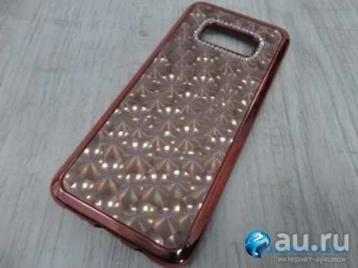 Лот: 13420445. Фото: 1. Чехол силиконовый Samsung S8 голограмма... Чехлы, бамперы
