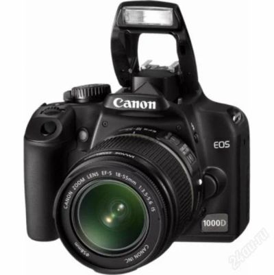 Лот: 1788639. Фото: 1. CANON EOS 1000D KIT 18-55. Полный... Цифровые зеркальные