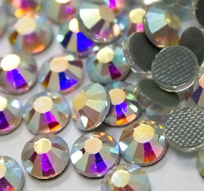 Лот: 4773122. Фото: 1. Стразы SS6 (1,9-2 мм), AB, hotfix. Другое (ручная работа)