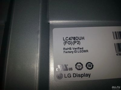 Лот: 9010589. Фото: 1. LED матрица для телевизора LC470DUH... Запчасти для остальной бытовой техники