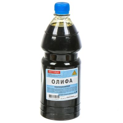 Лот: 24109320. Фото: 1. Олифа 0.5 л, Матрица, нефтеполимерная. Краски, лаки, растворитель