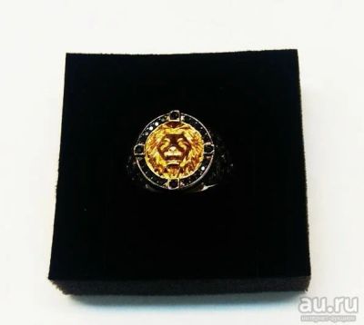 Лот: 13839661. Фото: 1. Печатка со львом. Кольца, перстни