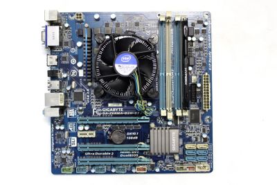 Лот: 12125811. Фото: 1. Отличная плата под LGA 1155: Gigabyte... Материнские платы