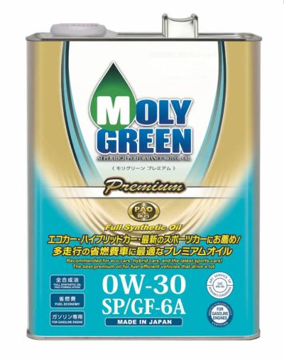 Лот: 20205709. Фото: 1. MOLY Green Premium 0W30 SP/GF-6A... Масла, жидкости