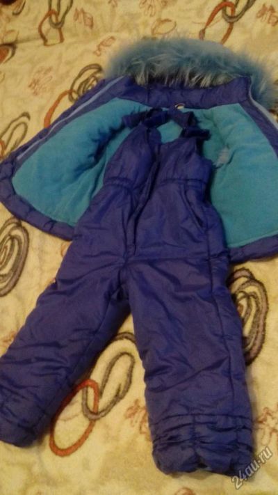 Лот: 6448696. Фото: 1. Зимний костюмчик для девочки,рост... Верхняя одежда