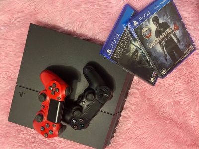 Лот: 18683881. Фото: 1. Ps4 fat 1tb. Игры для консолей