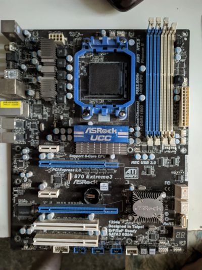 Лот: 25438212. Фото: 1. Материнская плата ASRock 870 Extreme3. Материнские платы
