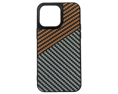 Лот: 20887798. Фото: 1. Чехол iPhone 14 Pro Max Dual Carbon... Чехлы, бамперы