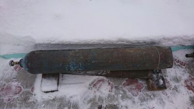 Лот: 10786089. Фото: 1. Балон кислород (кислородный... Баллоны, газ в баллонах