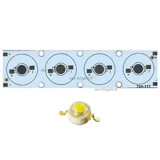 Лот: 23269309. Фото: 1. Плата 100x25-4Е-MONO Emitter... Светодиодная подсветка