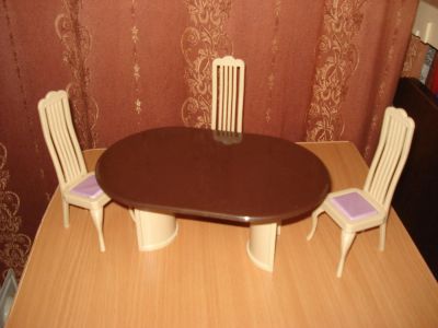 Лот: 10346911. Фото: 1. обеденная группа для барби. Куклы и аксессуары