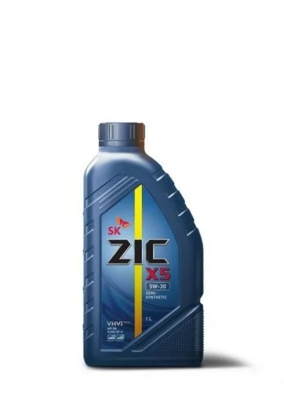 Лот: 12905599. Фото: 1. ZIC NEW X5 5W30 1л (масло моторное... Масла, жидкости