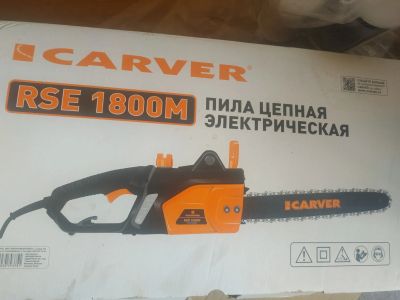 Лот: 23273997. Фото: 1. пила цепная электрическая Carver. Электроинструмент