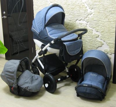 Лот: 12980094. Фото: 1. Коляска 3 в 1 Zippy Viva состояние... Коляски