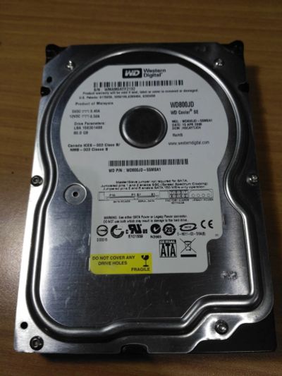 Лот: 12956542. Фото: 1. Жесткий диск Western Digital Caviar... Жёсткие диски