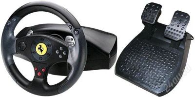 Лот: 147775. Фото: 1. Руль ThrustMaster Ferrari GT 2-in-1... Рули, джойстики