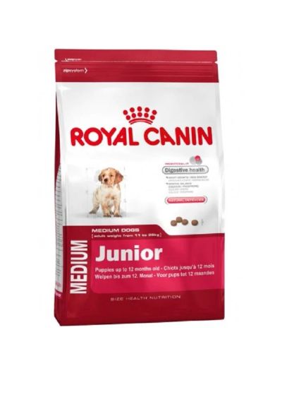 Лот: 5089039. Фото: 1. Корм Royal Canin Medium Junior... Корма