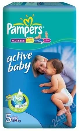 Лот: 1472642. Фото: 1. Pampers №5 Вес 11-25 кг. 35 шт... Детская гигиена